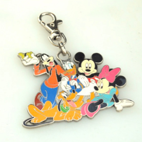 Disney Other - Vintage Disney Pendant Mickey Minnie Key Chain